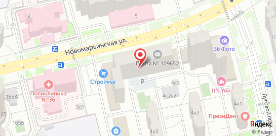 Ортопедический салон ОРТЕКА Марьино на карте
