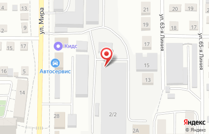 Автосервис Газсервис в Ленинском районе на карте