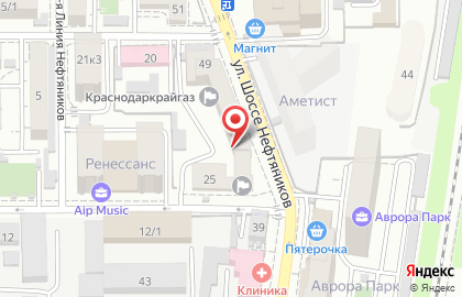 Компания Газпром газораспределение Краснодар на улице Строителей на карте