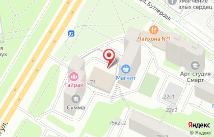 Турфирма Династия на Профсоюзной улице на карте