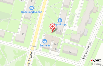 Салон-магазин Стройторг на улице Аврова, 14 на карте