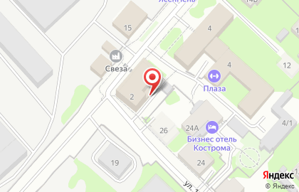 Банкомат ВТБ в Костроме на карте