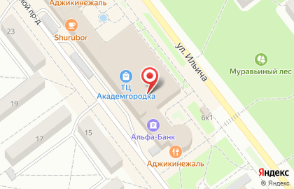 Интим-маркет Анжелика в Советском районе на карте