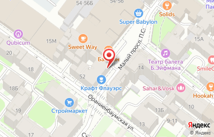 Винный бутик Vinissimo в Петроградском районе на карте