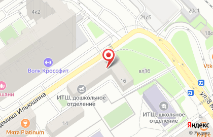 Отделение службы доставки Boxberry на улице Академика Ильюшина на карте