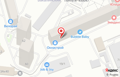 Торговая компания LUXIO by AKZENTZ на Бакалинской улице на карте