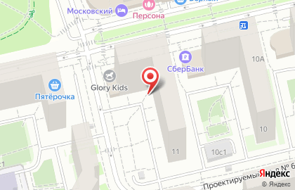 Сеть частных детских садов и центров Glory Kids на улице 3-й микрорайон на карте