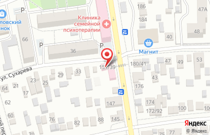 Продуктовый магазин в Оренбурге на карте