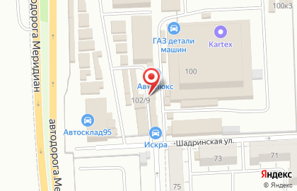 Компания по продаже авточехлов в Калининском районе на карте