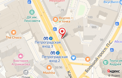 Оранж на улице Каменноостровский на карте