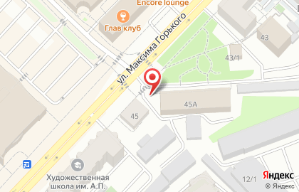 Отдел по исполнению административного законодательства на улице Максима Горького на карте