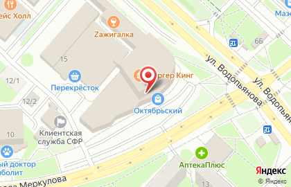 Салон Мебель Москва в Октябрьском районе на карте