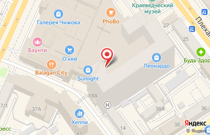Салон часов Ле Локль на Кольцовской улице на карте