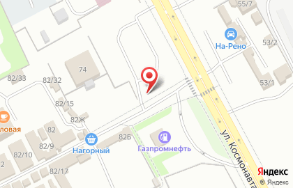 Авто-Европеец на улице Космонавта Леонова на карте