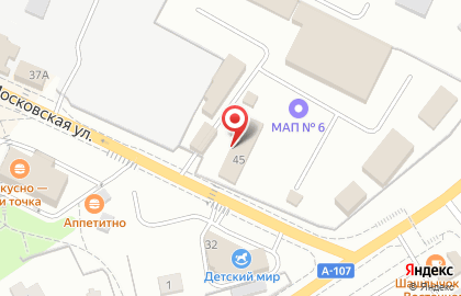 Ветеринарная клиника Вет-77 Звенигород на карте