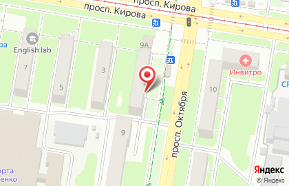 Туристическая компания Гольфстрим в Автозаводском районе на карте