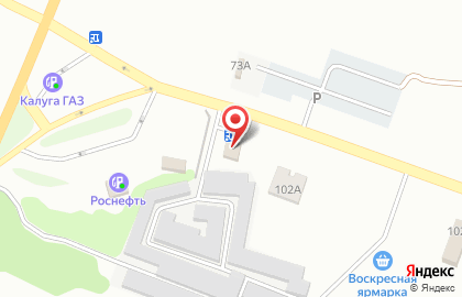 Продуктовый магазин на улице Чкалова на карте