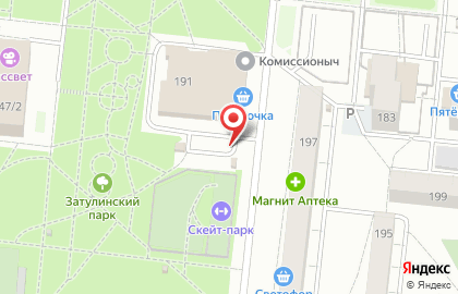 Автостоянка в Новосибирске на карте