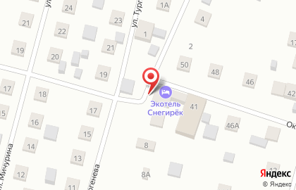 Снегирёк на карте