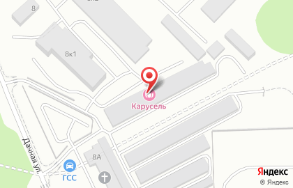 Сауна Карусель в Ленинградском районе на карте