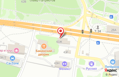 Магазин автозапчастей свс АВТО ГРУПП на проспекте Патриотов на карте