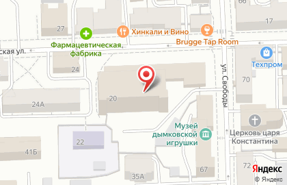 Станционный участок линейно-технического цеха Кировской ГТС на карте