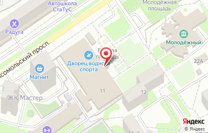 Плавательный бассейн в Белгороде на карте