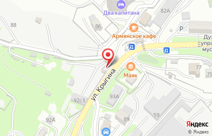 Шиномонтажная мастерская в Фрунзенском районе на карте