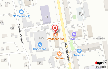 Парикмахерская Долорес на улице Тургенева на карте