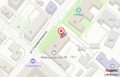 Веб-студия WebToAll на Новгородском проспекте на карте