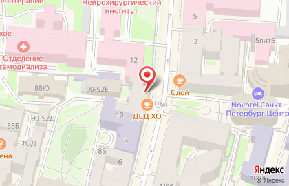 Бар Бакалавриат на улице Маяковского на карте