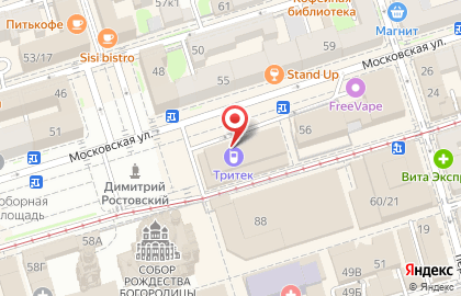 Салон сотовой связи МТС на Московской улице, 54 на карте