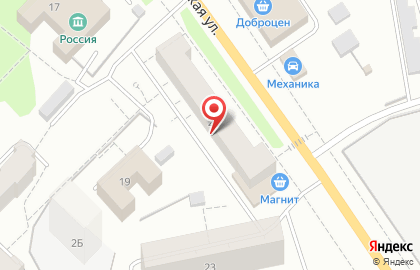 Клумба на Советской улице на карте