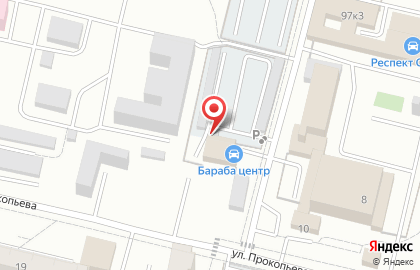 Автостоянка в Екатеринбурге на карте