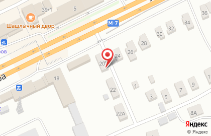 Автомойка М7 на улице Мира на карте