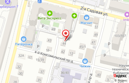 Студия визажа в Октябрьском районе на карте