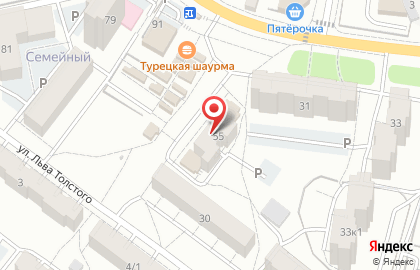 Страховая компания СберСтрахование на улице Льва Толстого на карте