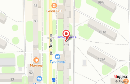 Стоматология Нео-Дент на улице Ленина на карте
