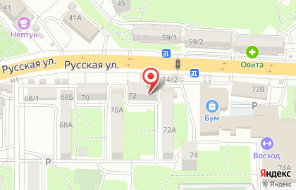 Магазин мясной продукции в Советском районе на карте