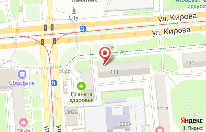 Салон Мир Оптики на улице Кирова на карте