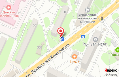 Магазин Суши Сет на проспекте Ленинского Комсомола в Видном на карте