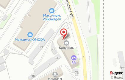 Титан на Рыбинской улице на карте