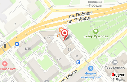 Тред-Юнион на карте