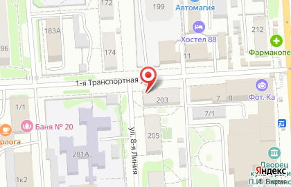 Салон фото, рекламных и полиграфических услуг Принт ап в Октябрьском районе на карте