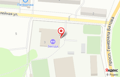 Теннисный центр Звезда на карте