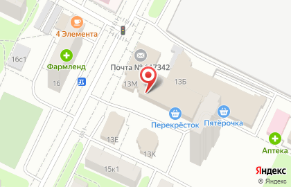 Магазин алкогольных напитков 40 градусов на улице Введенского на карте