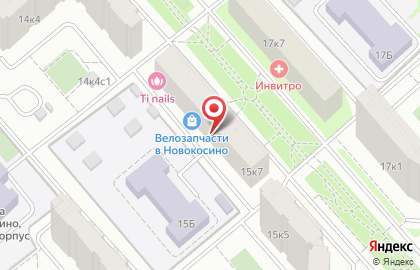 Кабинет Классика Массажа на Новокосинской улице на карте