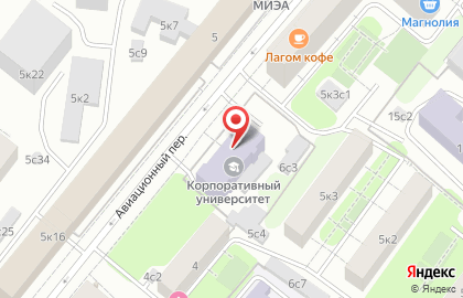 Школа №1021 на карте