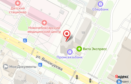 Чебnet на улице Винокурова на карте