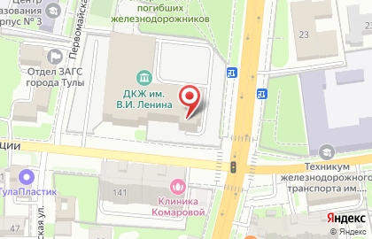 Школа танцев Экспромт в Привокзальном районе на карте